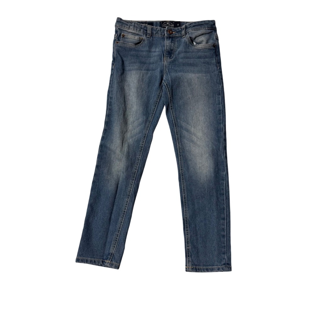 Lucky Brand Zoe Skinny Jeans Girl's Size‎ 10 Denim Blue Handcrafted Los Angeles